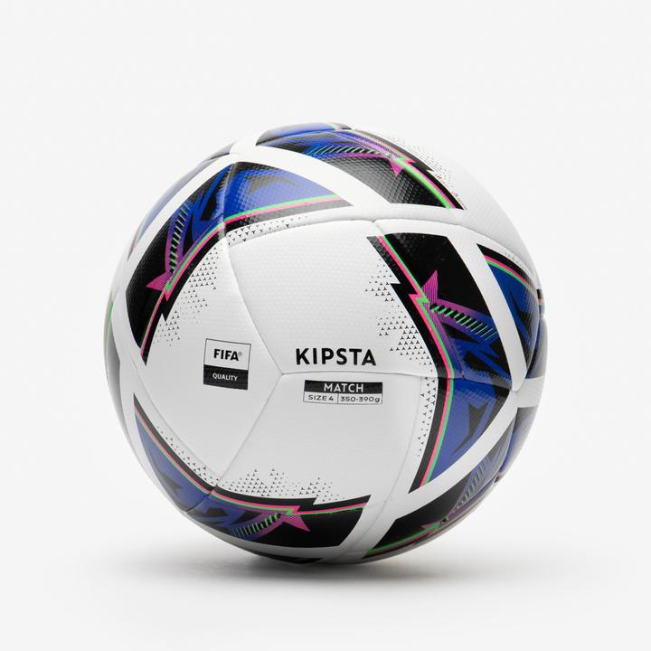 Immagine prodotto Kipsta Pallone da calcio da allenamento misura 4 Hybrid 2 - FIFA Quality Match Ball bianco (4)