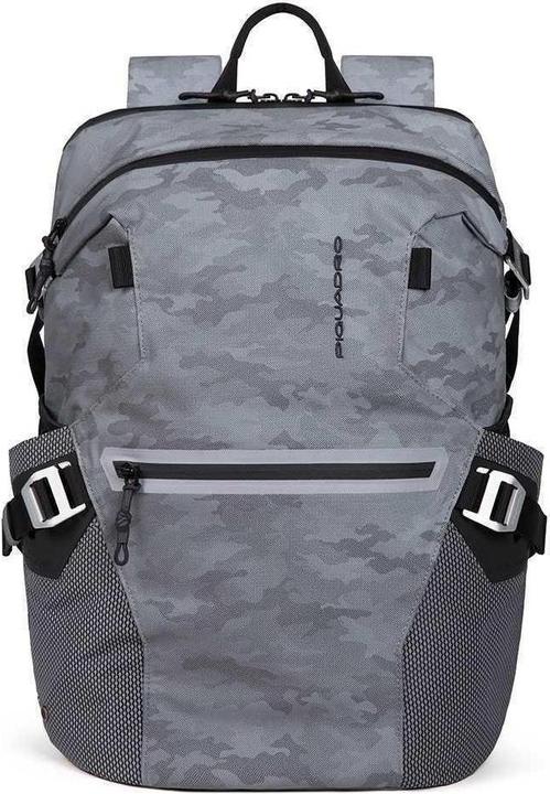 Actual product image Piquadro PQM, Polyester, Textile Backpack, Camouflage, Laptop And iPad Com