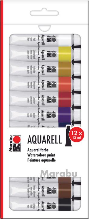 Actual product image Marabu Watercolor (Multicolor, 12 ml)
