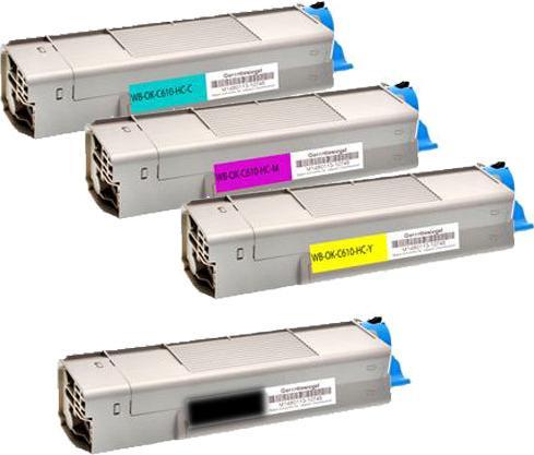 Produktbild Hermex Alternativer Toner zu OKI C610 (M, Y, BK, C)