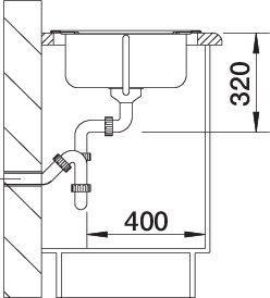 Actual product image Blanco Tipo XL 6 S (Fitted sink, 95 cm, 50 cm)