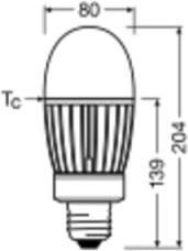 Actual product image Ledvance HQL LED P 5400LM 41W 827 E40 (E40, 41 W, 5400 lm, 1 x, F)