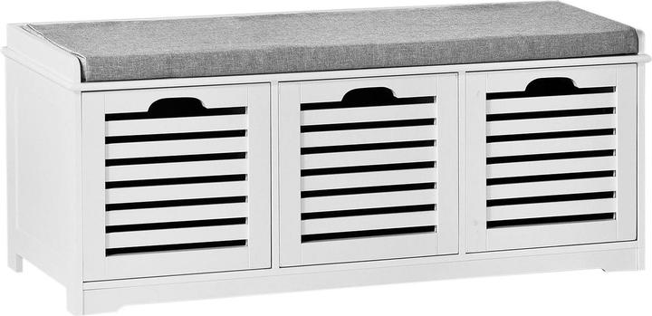 SoBuy Schuhbank mit Sitzkissen (105 cm)