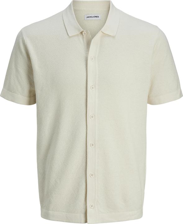 Jack & Jones Jjeemil Knit Structure Shirt Ss Sn