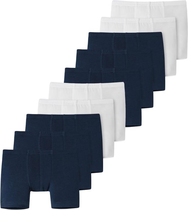 Schiesser Lot de 10 shorts / pantalons Kids Boys 95/5 Organic Cotton (98, paquet de 10)