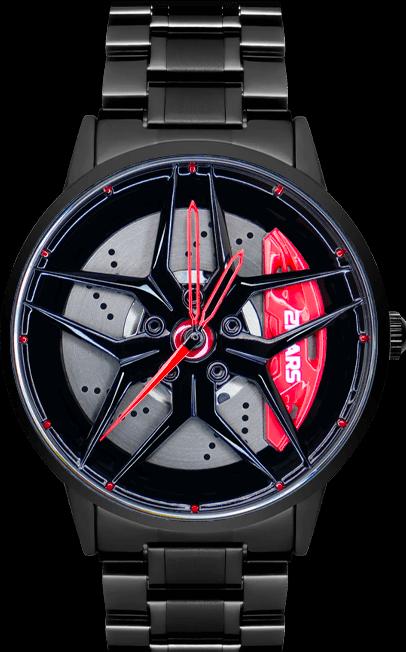 21cars Benz E300 - Rot - Schwarz | Non-Spin (43 mm)