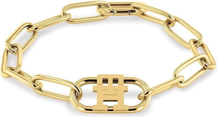 Tommy Hilfiger TH Monogram Armband (17.50 cm, Edelstahl)