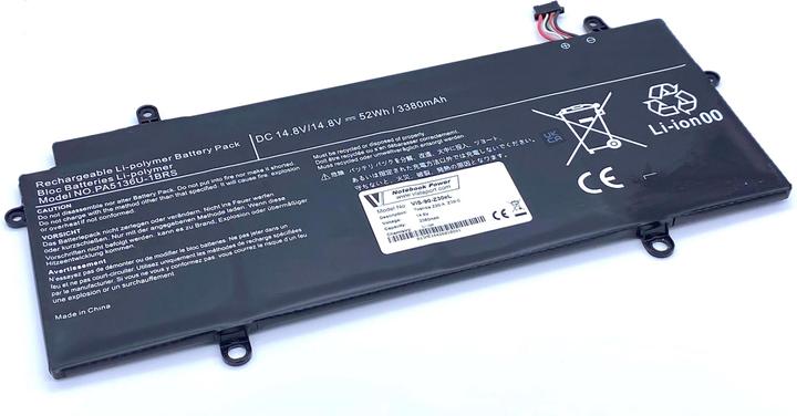 Actual product image Vistaport Battery for Toshiba PORTEGE Z30 (4 Cells, 3380 mAh)