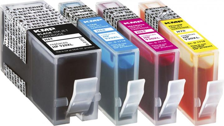 Produktbild KMP H67V Multipack BK/C/M/Y kompatibel mit HP Nr. 920 XL (M, C, Y, BK)