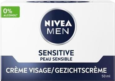 Actual product image NIVEA Men Creme Sensitive - Moisturizer For Sensitive Skin (Face toner)