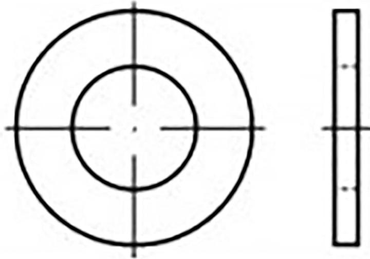 Produktbild Toolcraft Unterlegscheiben 17 mm 30 Kunststoff 100 St. TO-6853797