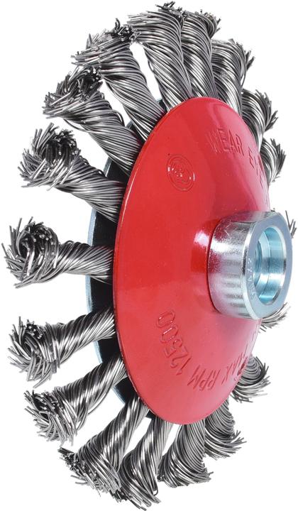 Produktbild KS Tools Rostfreie Kegelform-Stahldrahtrundbürste