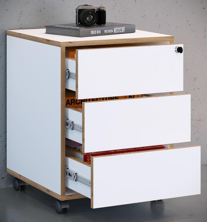 Produktbild VCM Büro Rollcontainer Salia 3 Schublade (50 x 42 x 45 cm)