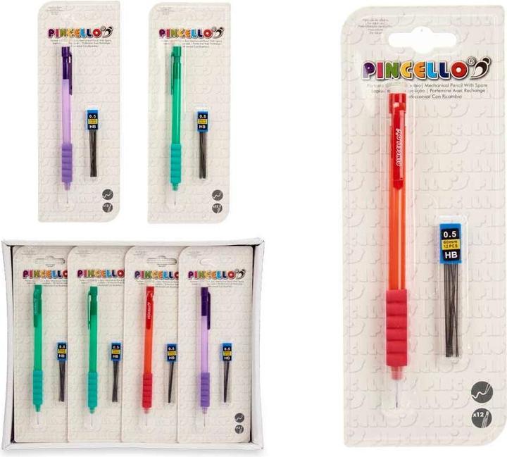 Produktbild Pincello Druckbleistift Minen 0,5 mm Blau Rot grün (12 Stück) (0.50 mm, 12 x)