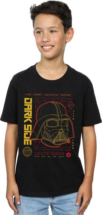 Produktbild Star Wars Darth Vader Dark Grid TShirt Jungen (128)