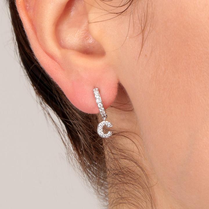 Image du produit La Petite Story Letter C Boucle d'oreille unique (Laiton)