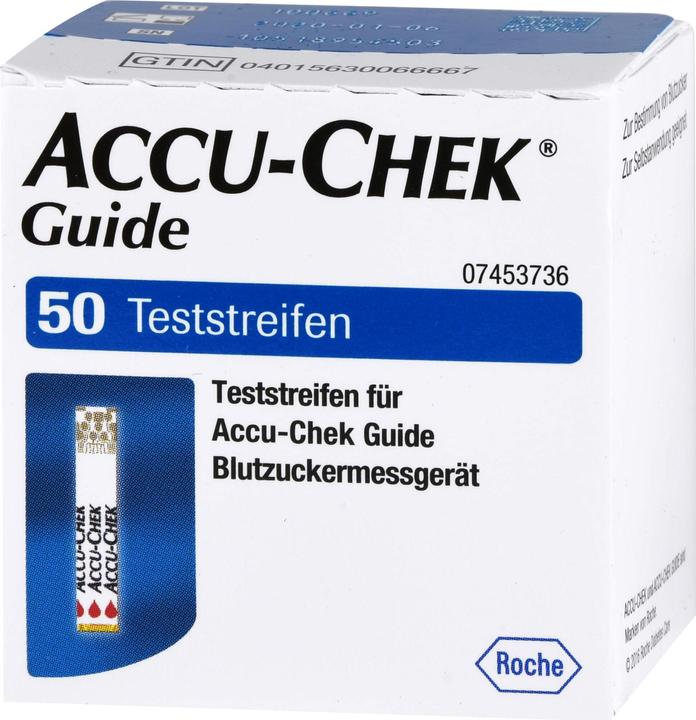 Produktbild Roche ACCU-CHEK Guide Teststreifen, 50 St. Teststreifen (Teststreifen)