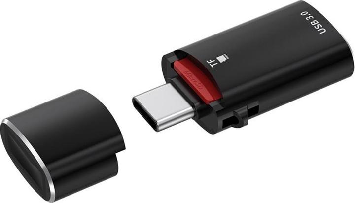 Image du produit PowerGuard Adaptateur deux en un USB-C vers carte MicroSD et lecteur USB 3.0 (USB Type C, MicroDot)