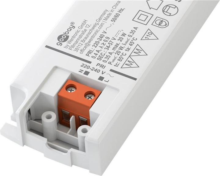 Image du produit Goobay Transformateur LED à courant constant, 20 W