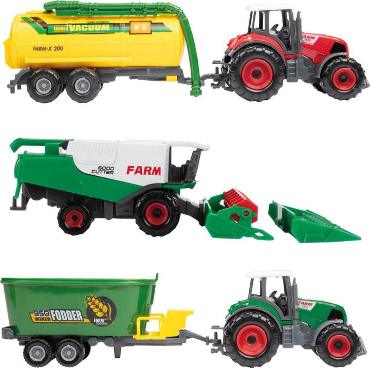 Image du produit Toi-Toys Tracteur métallique avec remorque