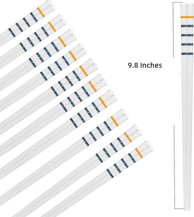 Produktbild JTI Essstäbchen aus Porzellan - luxuriöses Design - 5 Paar (Essstäbchen)