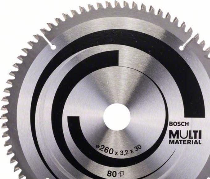 Actual product image Bosch Professional Zubehör PRO Multi Material circular saw blade, 260 x 3.2 x 30 mm