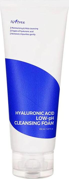 Isntree Hyaluronic Acid Low pH Cleansing Foam 5.07 fl.oz - Creamy Texture for Dry and Neutral Skin (Schaum, 150 ml)