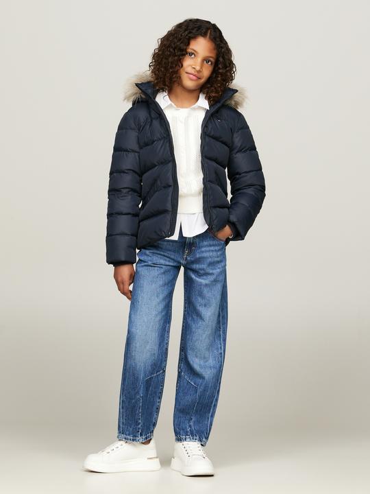 Immagine prodotto Tommy Hilfiger Giacca Essenziale Con Cappuccio In Pelliccia (140)