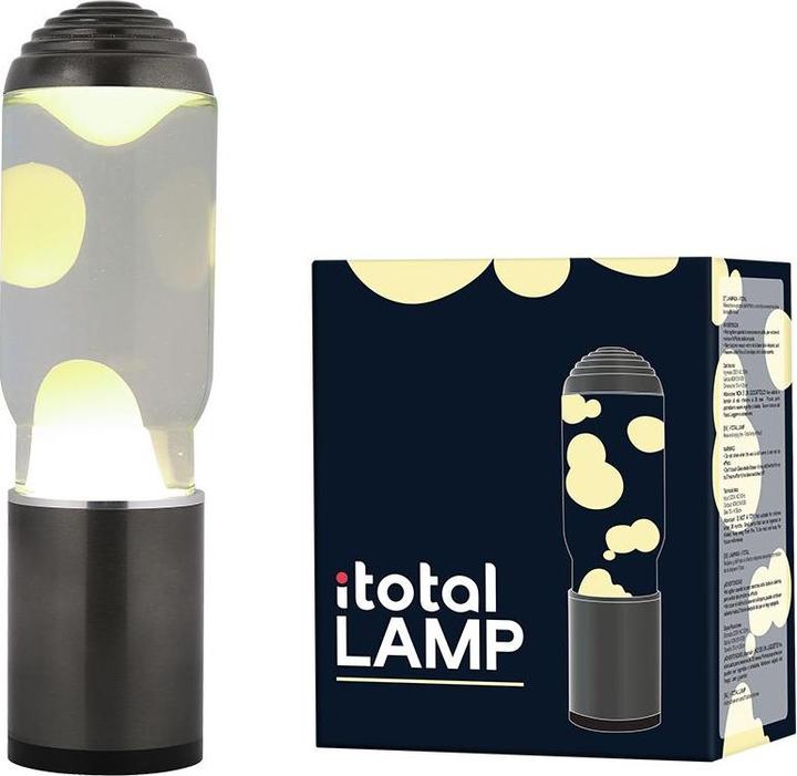 Total Juggling iTotal - Lamp ADA with Dark Grey Base, See-through Liquid and White Wax - Dark Grey, White (1270424)