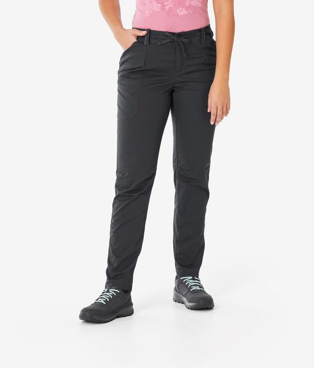 Quechua Wanderhose Damen Regular - NH500 grau