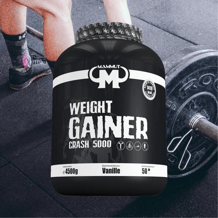 Actual product image Best Body Nutrition Best Body Mammut Weight Gainer Crash 5000, 4500 g can (Vanilla, 1 pcs., 4500 g)