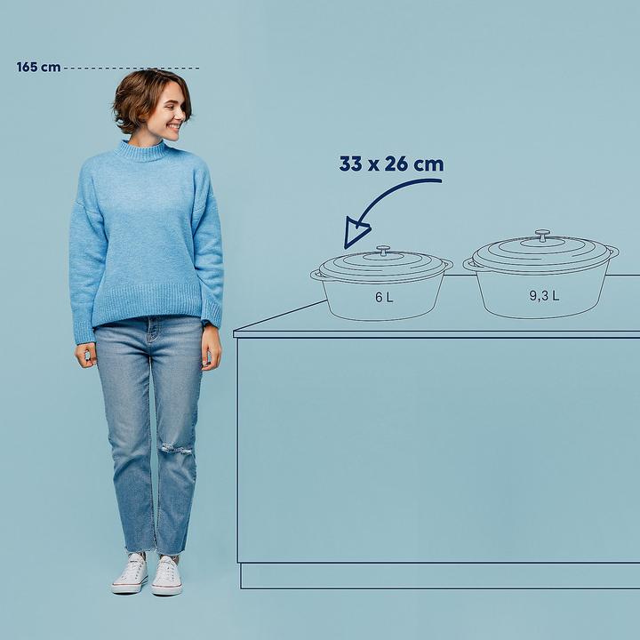Actual product image Kela Calido (33 cm, Casserole + Stewpot, Cast iron)