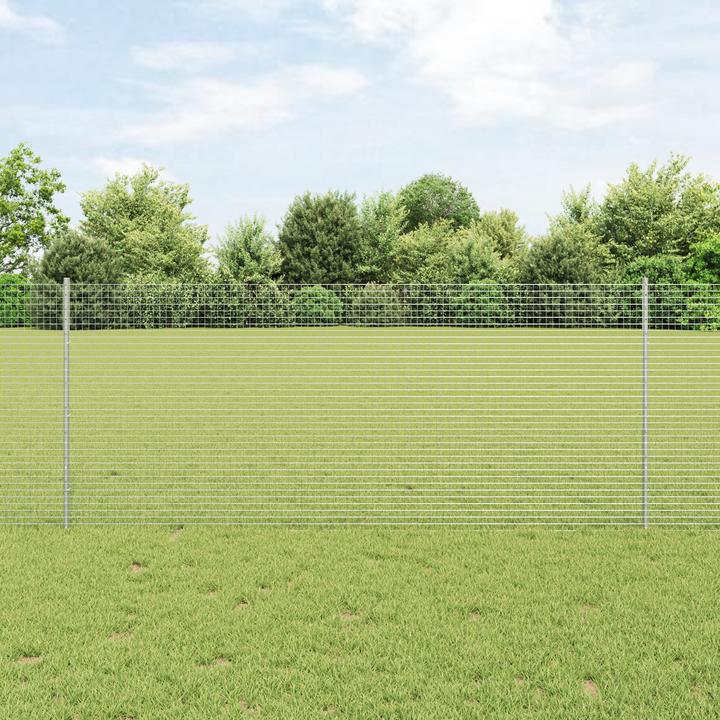 Produktbild VidaXL Hühnerdrahtzaun Set Set aus 2 Galvanisierter Stahl 25 x 1 m