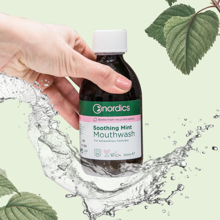 Actual product image Nordics Soothing Mint Mouthwash (300 ml, Mouthwash)
