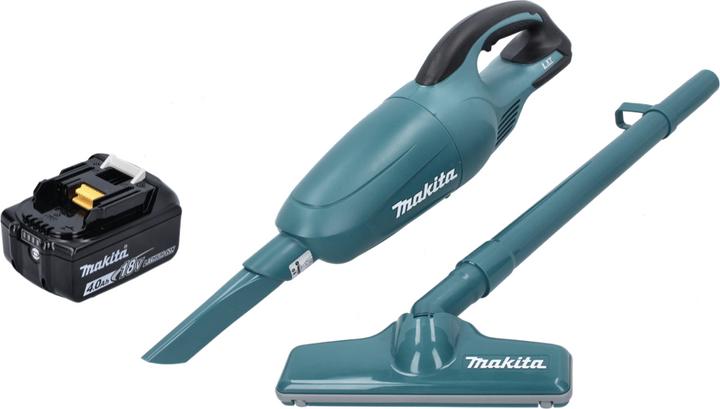 Produktbild Makita DCL 180 Akku Staubsauger inkl. Düsen 18V + 1x Akku 4,0Ah - ohne Ladegerät