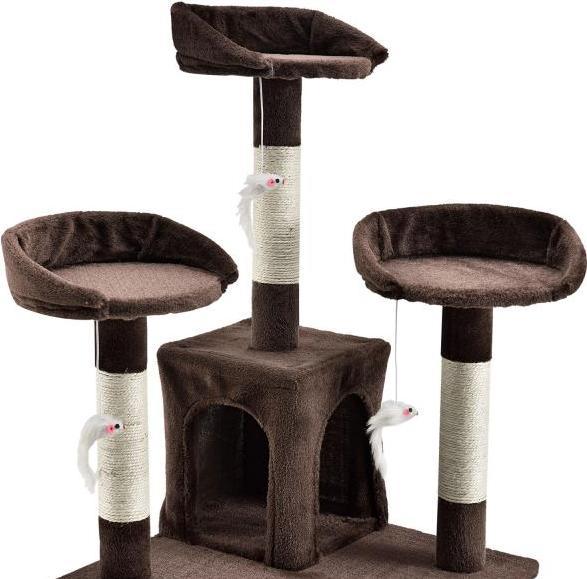 Produktbild Juskys XXL Kratzbaum Amy braun (170 cm, Braun)