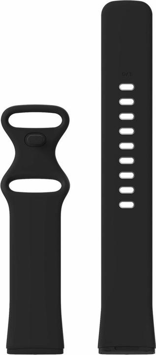 Produktbild Apfelkiste Fitbit Versa 4 / Versa 3 / Sense 2 / Sense Silikon Sport Armband - Schwarz (Silikon)