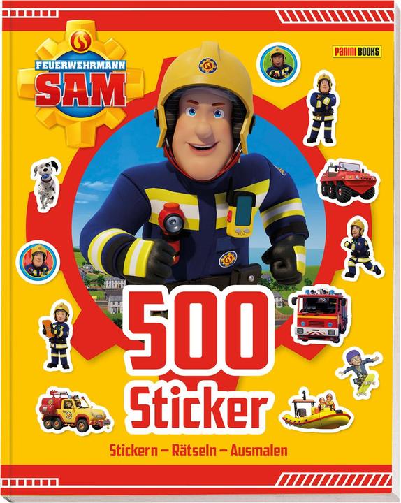 Image du produit Panini Sam le Pompier : 500 autocollants - Stickers - Enigmes - Coloriage