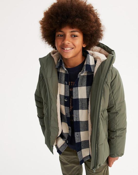 Produktbild La Redoute Collections Warme Kapuzensteppjacke mit Teddyfutter (94)
