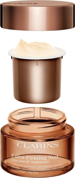 Immagine prodotto Clarins Extra-Firming Nuit (COLLAGEN)³ TECHNOLOGY Crème Peaux sèches Refill (50 ml, Crema notte)