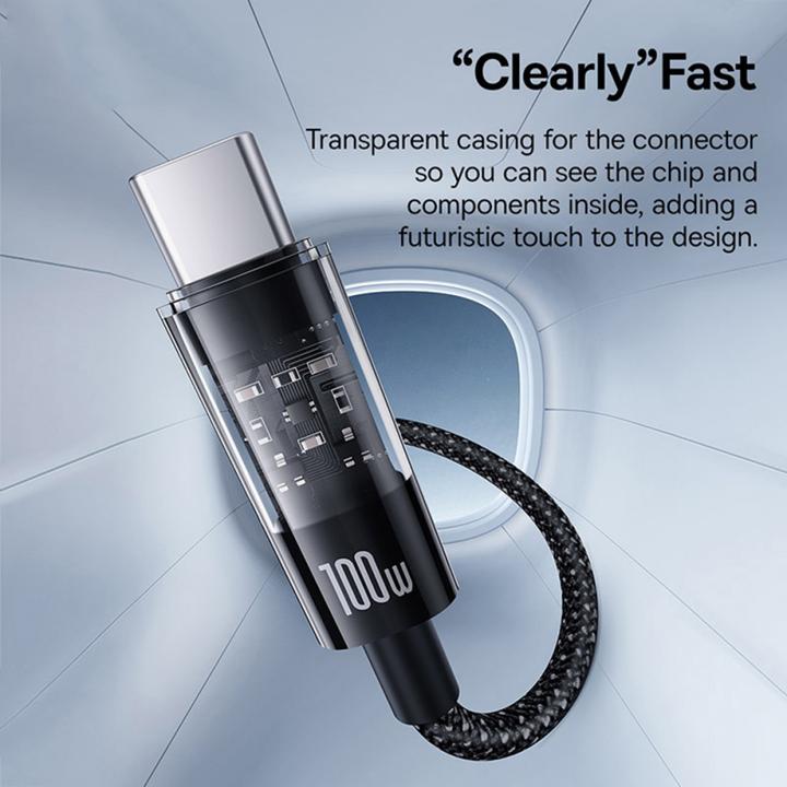 Produktbild Baseus USB C – USB C (1 m, USB 2.0, 100 W)