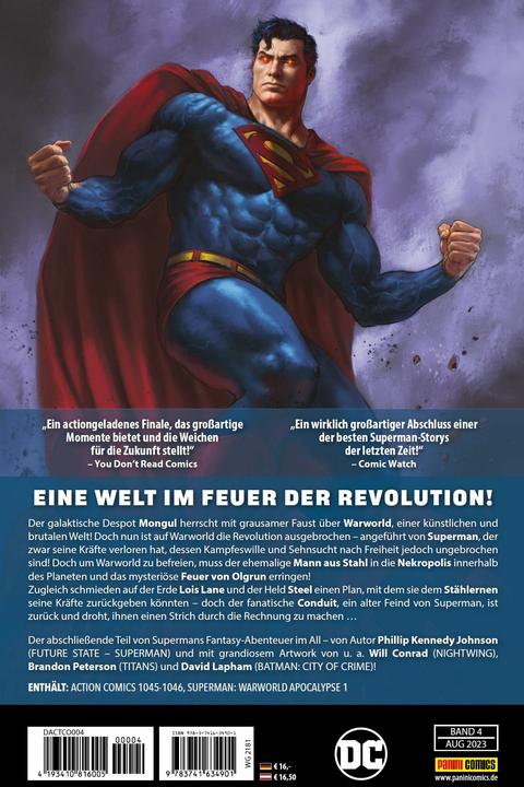 Produktbild Panini Superman - Action Comics (Deutsch, Miguel Mendonca, Max Raynor, Brandon Peterson, Fico Ossio, Will Conrad, Brent Peeples, David Lapham, Philip Kennedy Johnson, 2023)