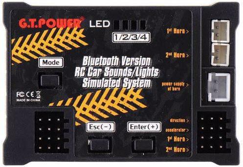 Produktbild G.T. Power Bluetooth Version RC Car Sounds & Lights Simulated System