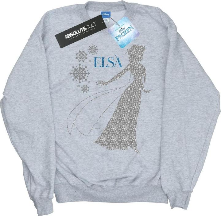 Disney Frozen Elsa Christmas Silhouette Sweatshirt Mädchen