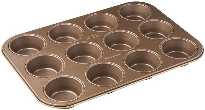 Produktbild Zenker Muffin Backform Mojave Gold 12 Mulden (26.50 cm)