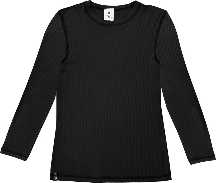 Hebe Langarmshirt mit gerippter Textur