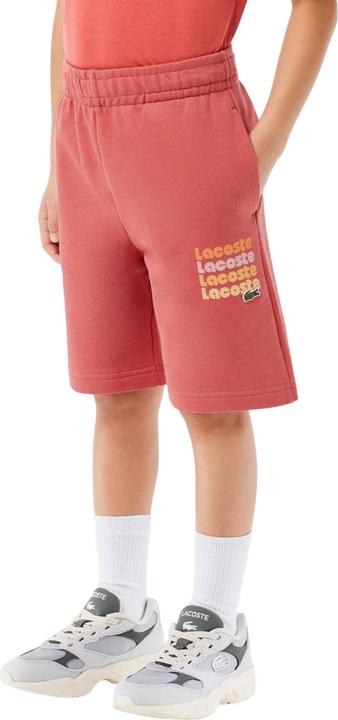 Actual product image Lacoste Childrens/Kids Fleece Print Shorts (140)