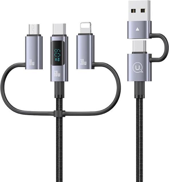 Actual product image Usams All in One Data Cable 60W (1.20 m, 60 W)