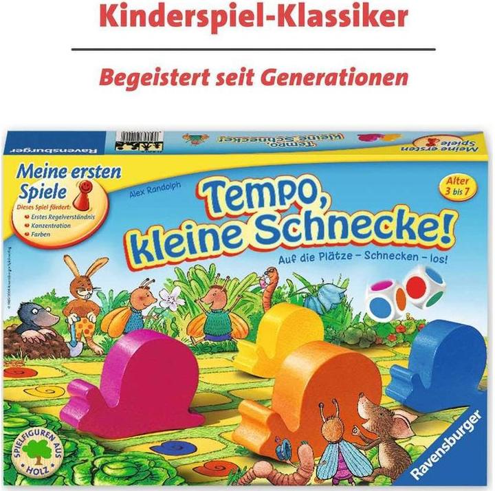 Productafbeelding Ravensburger Schiet op, kleine slak! (Duits)
