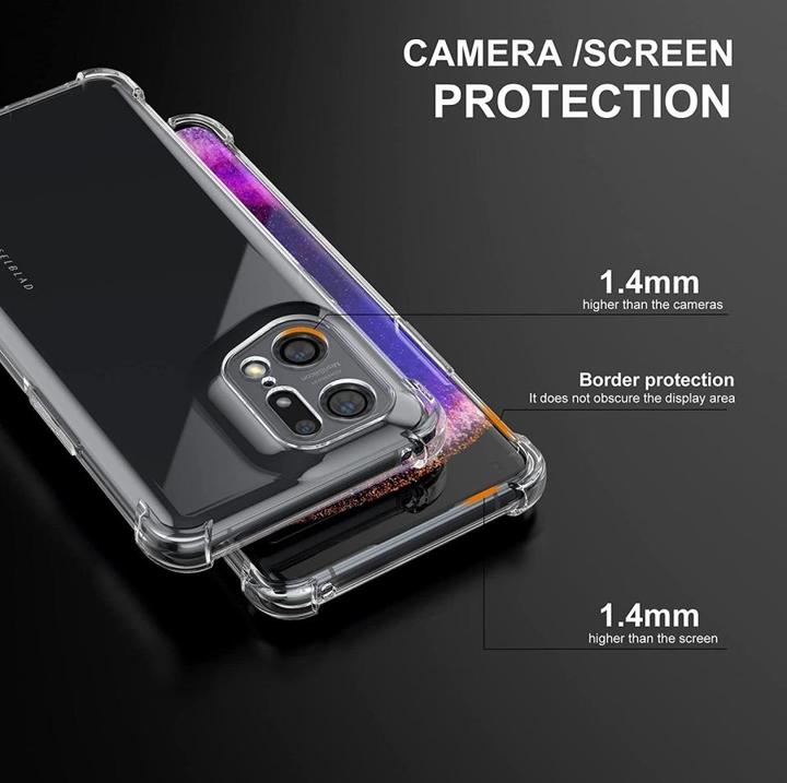Image du produit Screenguard Housse Oppo Find X5 Pro Crystal Soft Airbag Bumper (Oppo Find X5 Pro)